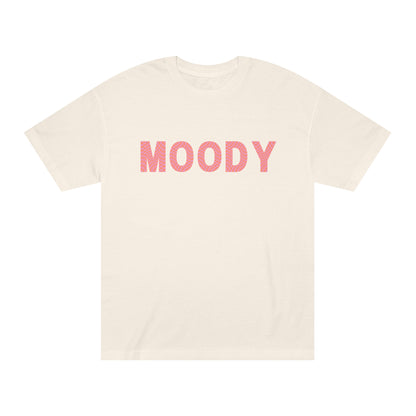 MOODY Checkerboard Lettering Classic Tee