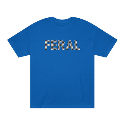 FERAL Checkered Lettering Unisex Classic Tee