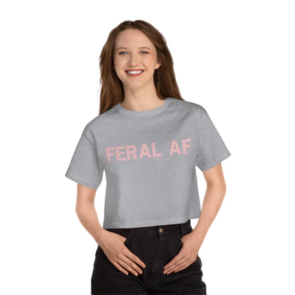 FERAL Champion Women's Heritage Cropped T-Shirt