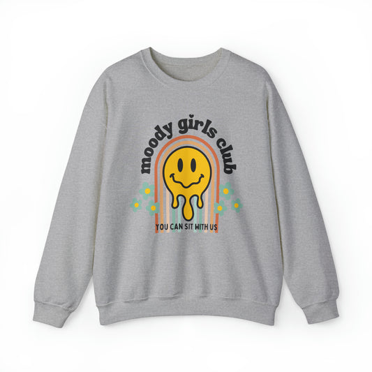 Moody Girls Club Crewneck Sweatshirt