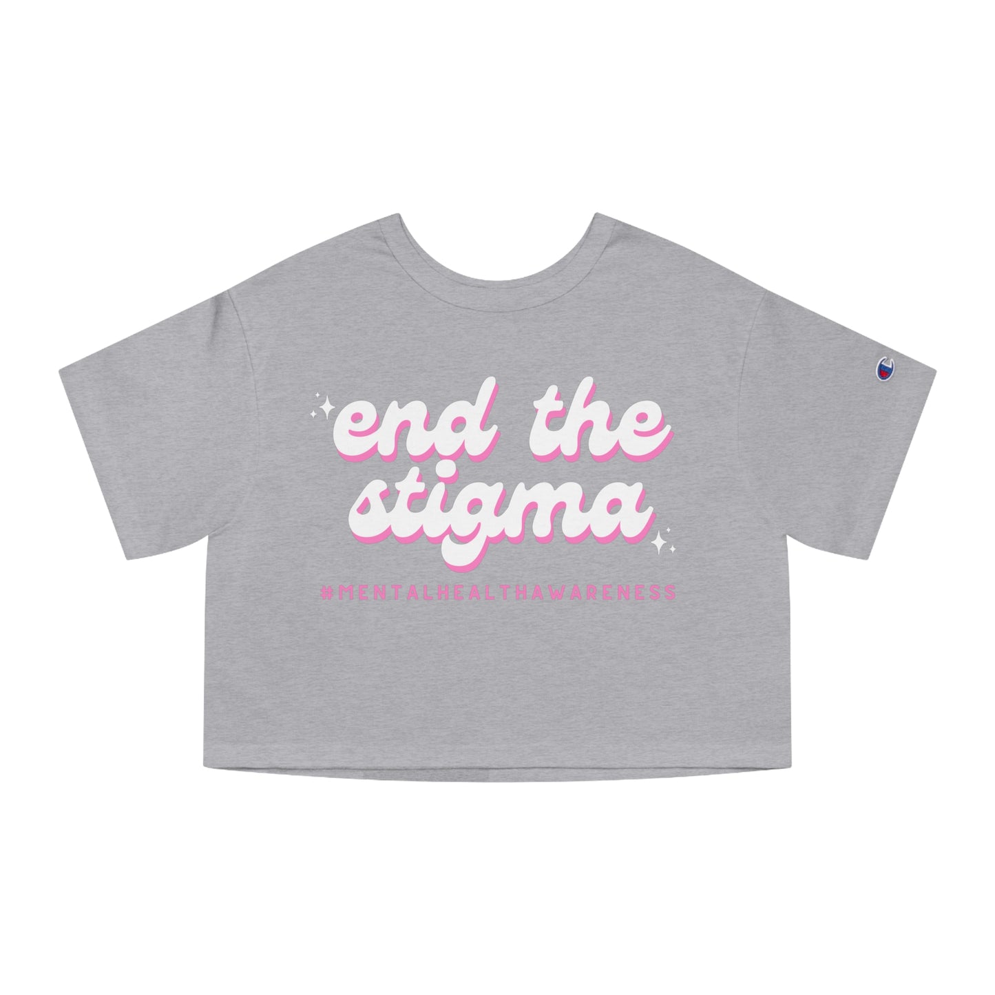 End The Stigma Champion Women's Heritage Cropped T-Shirt