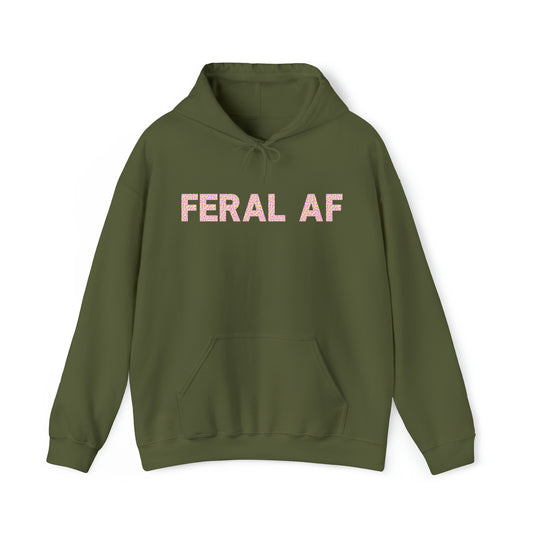FERAL AF Unisex Heavy Blend™ Hooded Sweatshirt