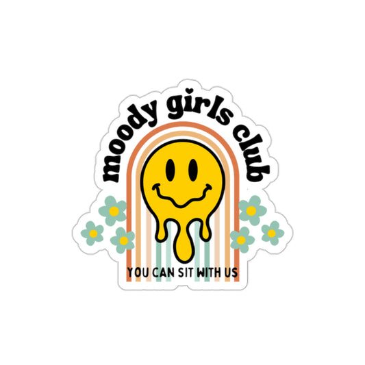 Moody Girls Club Sticker