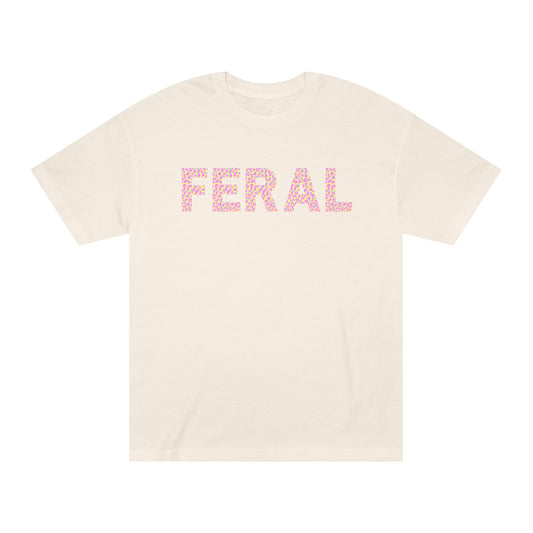 FERAL Neon Cheetah Lettering Unisex Classic Tee
